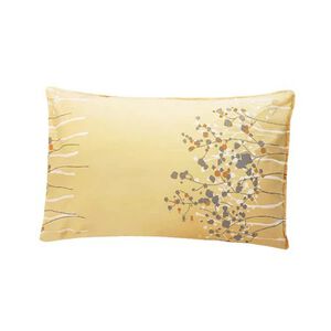 [CINN] Golden Branch Beige Pillowcase – Combed Cotton for Ultimate Skin Comfort
