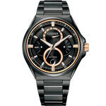 CITIZEN 星辰 鈦金屬 光動能三重日曆月相手錶/42mm BU0065-64E, , large