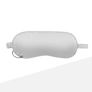 Graphene Heating Silk Eye Mask-silk gray