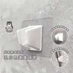 [熊好貼國際]蓮蓬頭架（台灣製造） 2個角度可掛永不鬆脫 免鑽 凹凸粗糙不平粗糙 平滑牆面皆可貼 牆掛 無痕掛勾掛鉤, , large