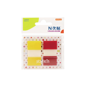 【N次貼】66034 抽取式Pop-up LITE可再貼標籤 45x25mm 色塊2色 40張/2條/卡