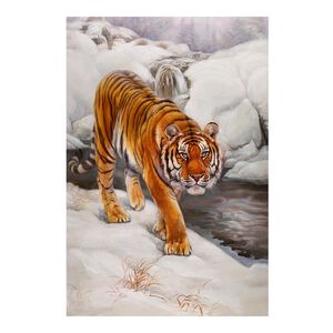 【御畫房】王者雄風 國家一級畫師手繪油畫60&times;90cm(VF-107)