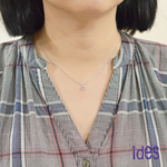 [ides愛蒂思] 成年禮 生日禮 日系輕珠寶OL系列設計款14K金鑽石項鍊鎖骨鍊/幸運十字, , large