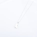 Cat Kitten Meow Meditation s925 sterling silver necklace Valentine Day gift, , large