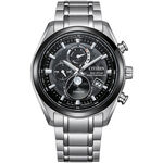 CITIZEN 星辰 月相 超級鈦 光動能電波萬年曆手錶 BY1018-80E, , large