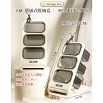 【AOTTO】三格多功能桌面文具收納盒(TA-200), , large