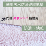 Bath Mat,Ultra Thin Bathroom Rugs,Bath Mats for Bathroom,No Slip Bath Rugs,Quick Dry,Machine Washable,Absorbent,Shower Outside, , large