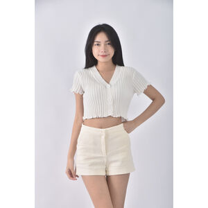 (M) ypcc韓牌質感杏色短褲二手衣