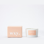 【英國 wxy】經典mini蠟燭-aura.雲杉 & 琥珀絨/95g, , large