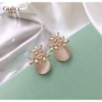 【Gulicc】古莉可 耳環 貓眼三花耳釘, , large