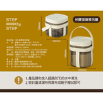 【芽比兔】便攜密封罐兩件組1200ml加附矽膠提袋, , large