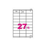 華麗牌 阿波羅 A4 電腦列印標籤 27格 1000張入 / 箱 WL-9627-1K, , large