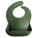 【mushie】矽膠立體圍兜/Forest Green, , large