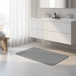 【Monster】 Soft Diatomaceous Earth Absorbent Mat &ndash; Border Series (60x40cm) &ndash; Gray Border, , large