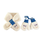 Kids Fleece Scarf & Gloves Set, , large