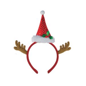 聖誕帽麋鹿髮箍