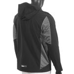 Asics Luminous 男 連帽 平織 外套 亞洲版 運動 慢跑 路跑 拉鍊口袋 黑 [2011C971-001], , large