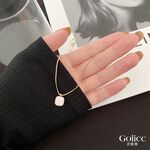 【Gulicc】古莉可 項鍊 簡約方形吊墜項鍊, , large
