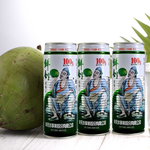Freshly cut 100% pure coconut milk, , large