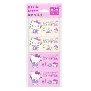 [寶富華]Hello Kitty超迷你純水柔濕巾8抽×8包