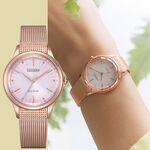 CITIZEN 星辰 L系列 非洲菊 光動能氣質大三針米蘭帶女錶 EM0819-80X, , large