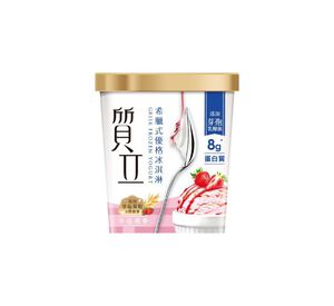 質立希臘式優格冰淇淋(草莓燕麥)