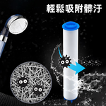 【上手家居】蓮蓬頭濾芯-白色(蓮蓬頭過濾/除氯過濾棉/濾心/蓮蓬頭濾心/pp棉/花灑濾心/pp棉濾芯), , large