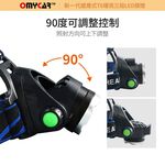 【OMyCar】感應式T6爆亮三段LED頭燈 (停電 超強光 釣魚頭燈 登山頭燈 工作頭燈)R3D197, , large