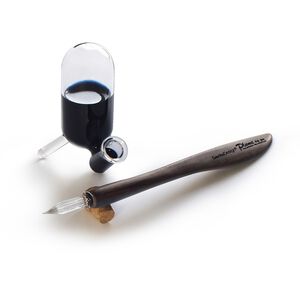 GeckoDesign Plume Dip Pen x Oval Inkwell