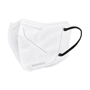 【BABYBELLE 愛貝恩】Adult D2 3D Medical Mask - V Beauty - Pearl White x Shining Black
