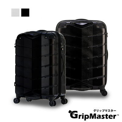 【PANTHEON PLAZA】展示品限量出清 GripMaster 閃電輕騎士 24 27吋 雙把手拉鍊式硬殼行李箱 GM-2066 鎧甲黑