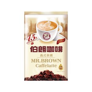 伯朗咖啡義式拿鐵(三合一)17.5gx45