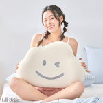 【Great Living 格蕾寢飾】義大利La Belle HAPPY : ) 涼感雲朵釋壓舒眠枕 記憶枕 枕頭/枕套, , large