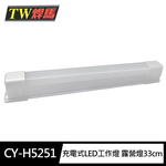 [寶旺旺]TW焊馬 充電式LED工作燈 露營燈33cm CY-H5251, , large
