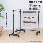 金德恩 GS MALL 台灣製造 百變雙桿收合曬衣架 曬衣架  雙桿衣架 棉被架 曬衣支架 毛巾架 衣櫥架 晾曬架, , large