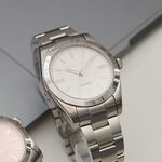 Relax Time RT-105S 立體格紋太陽能男錶-銀/40mm RT-105S-1M, , large