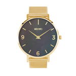 [MEDOTA] CERES Series natural mother-of-pearl ladies watch-Gold / ES-12704 stainless steel strap, , large