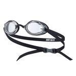 NIKE LEGACY 成人專業型泳鏡 游泳 競賽 比賽 訓練 運動 休閒 廣角 人體工學 調整便利 附鼻橋 黑白 深灰, 深灰, large