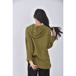 (XL) ease sport棉質純棉連帽綠色長袖上衣二手衣, , large