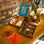 [SFS1985] Double-Layer Gift Box: Tea Pastry & Walnut Chewy Cake, , large