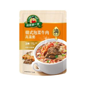得意的一天滴雞精高湯粥韓式泡菜牛肉320g