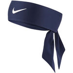 NIKE DRI-FIT 4.0 綁帶式頭帶 籃球 網球 運動頭帶 快乾 吸濕 排汗 N1002146 【樂買網】, 010 黑, large