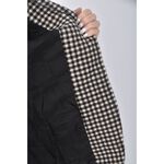 (S) max mara質感格紋黑色外套二手衣, , large