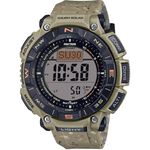 CASIO 卡西歐 PRO TREK  戶外運動太陽能環保手錶-黃 PRG-340SC-5, , large