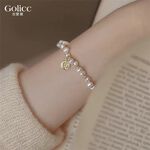 【Gulicc】古莉可 手鍊 復古雙層纏繞珍珠手鍊, , large