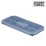 官方直營【Souper Cubes】多功能食品級矽膠保鮮盒10格_曜石灰(30ML/格), , large