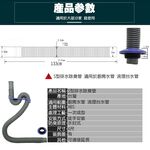 金德恩 GS MALL 台灣製造 3尺S型排水軟管 流理台軟管 排水軟管 除蟲軟管 3尺排水軟管 S型排水軟管 軟管, , large