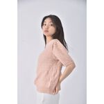 (M) 質感橘色短袖上衣二手衣, , large