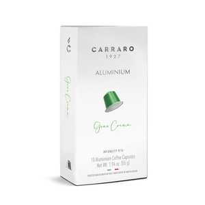 【CARRARO】經典濃縮GRAN CREMA 咖啡膠囊 (10顆/盒;Nespresso Original 膠囊咖啡機專用)