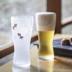 日本ADERIA 花火金魚對杯組 310ml 2入禮盒組 金益合玻璃器皿, , large